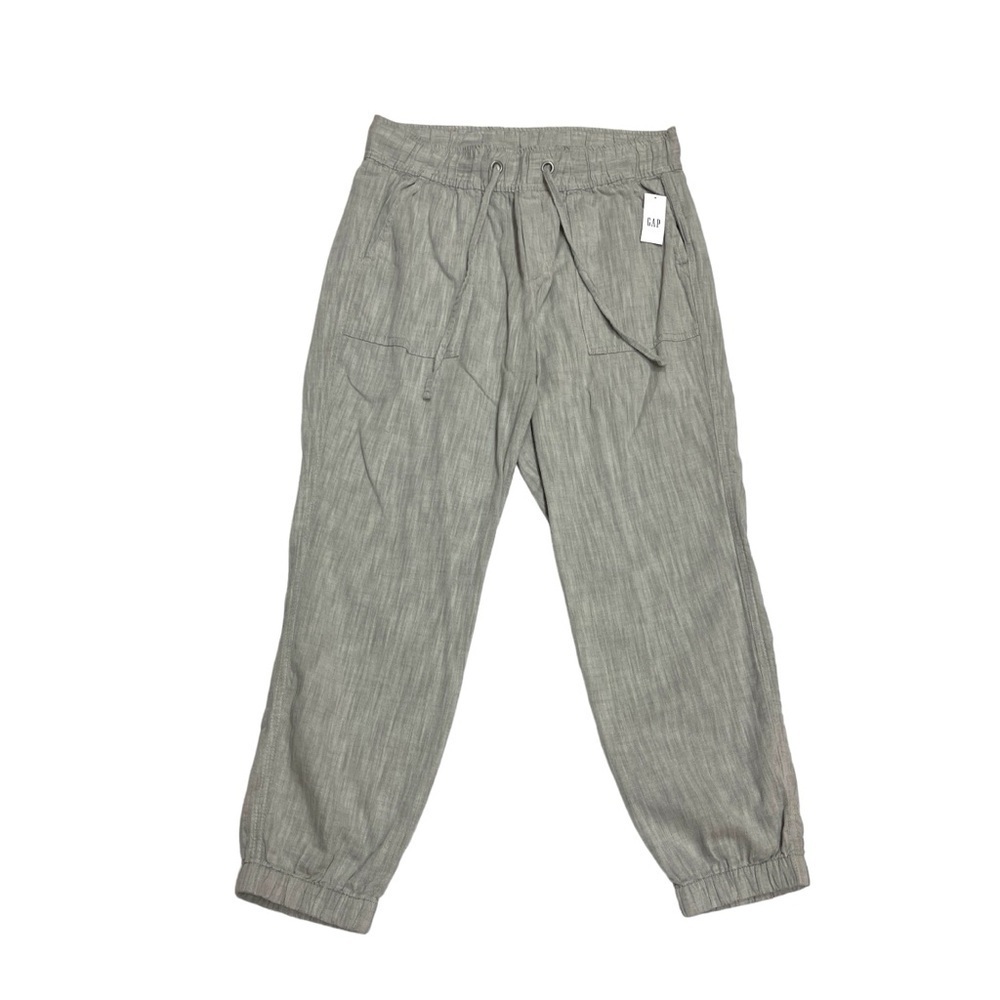 Gap pull on joggers pants grey size M 100% cotton NWT
